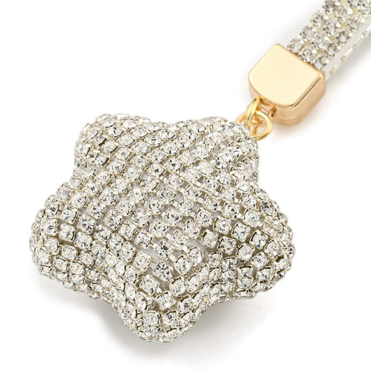 Rhinestone Star Key Chain