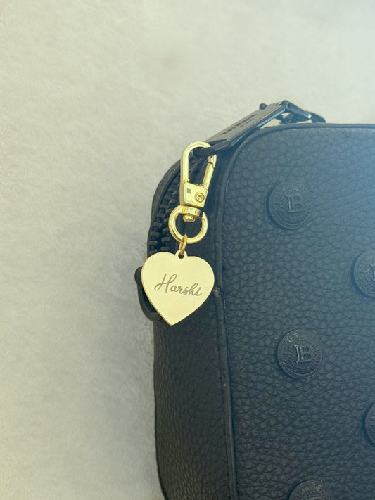 Custom Engraved Bag Charm