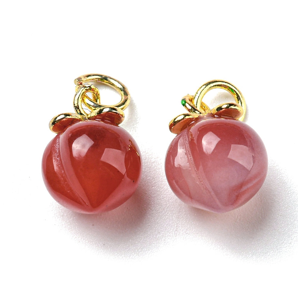 Glass Fruit Charm