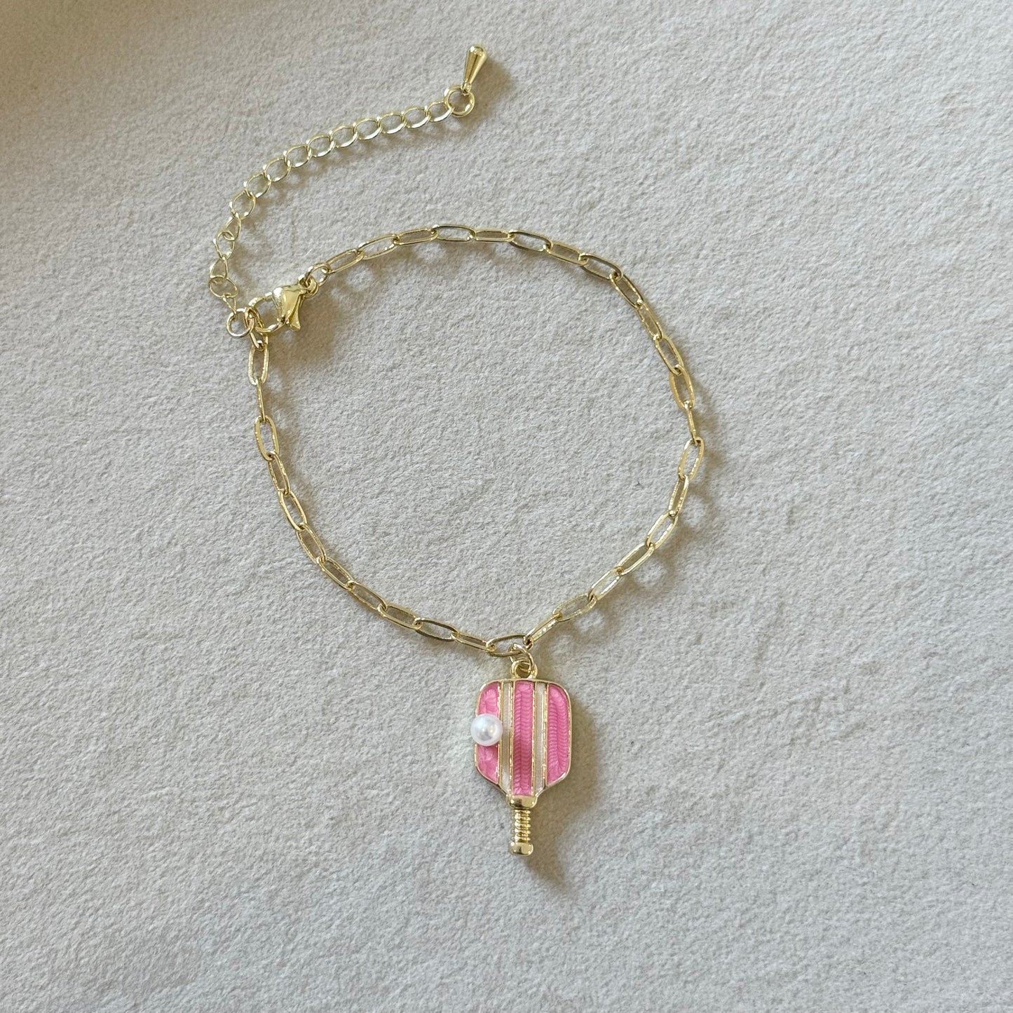 Pink Pickleball Bracelet