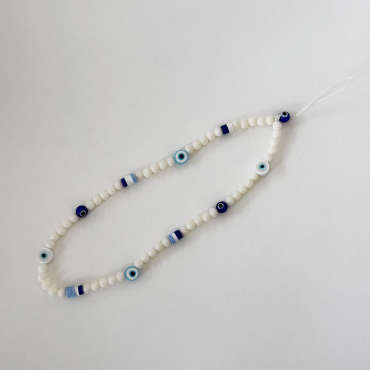 XL evil eye phone charm
