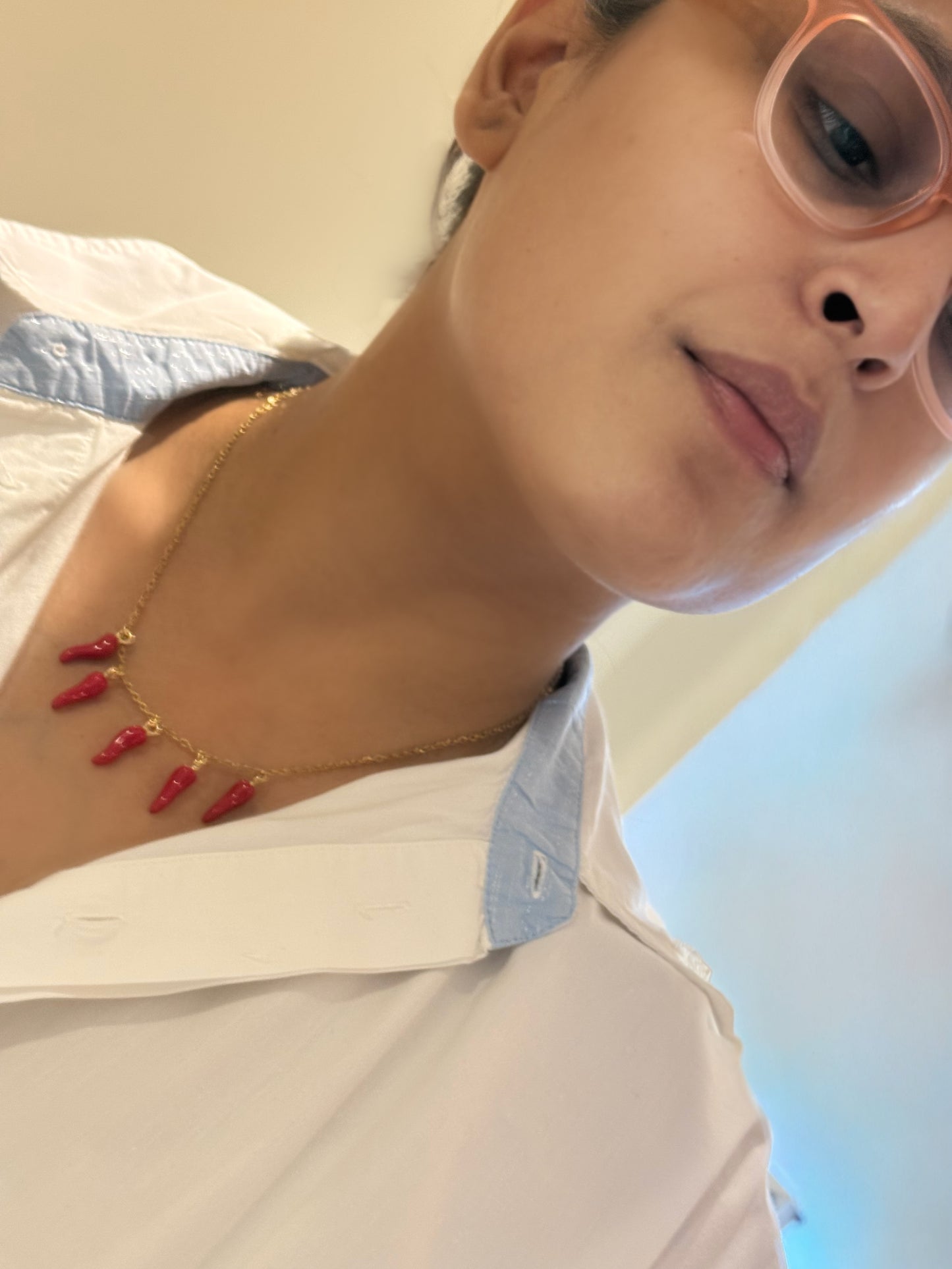 Super Spicy Red Chilli Necklace