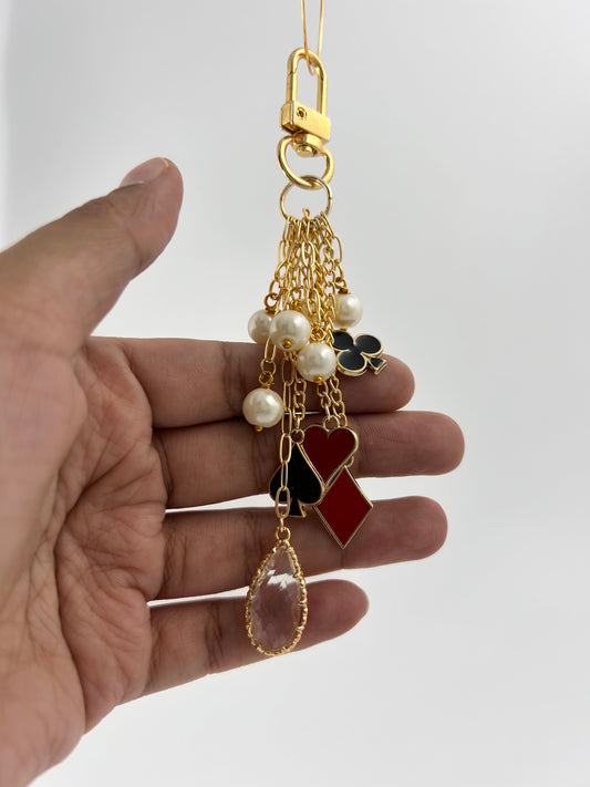 Poker Bag Charm