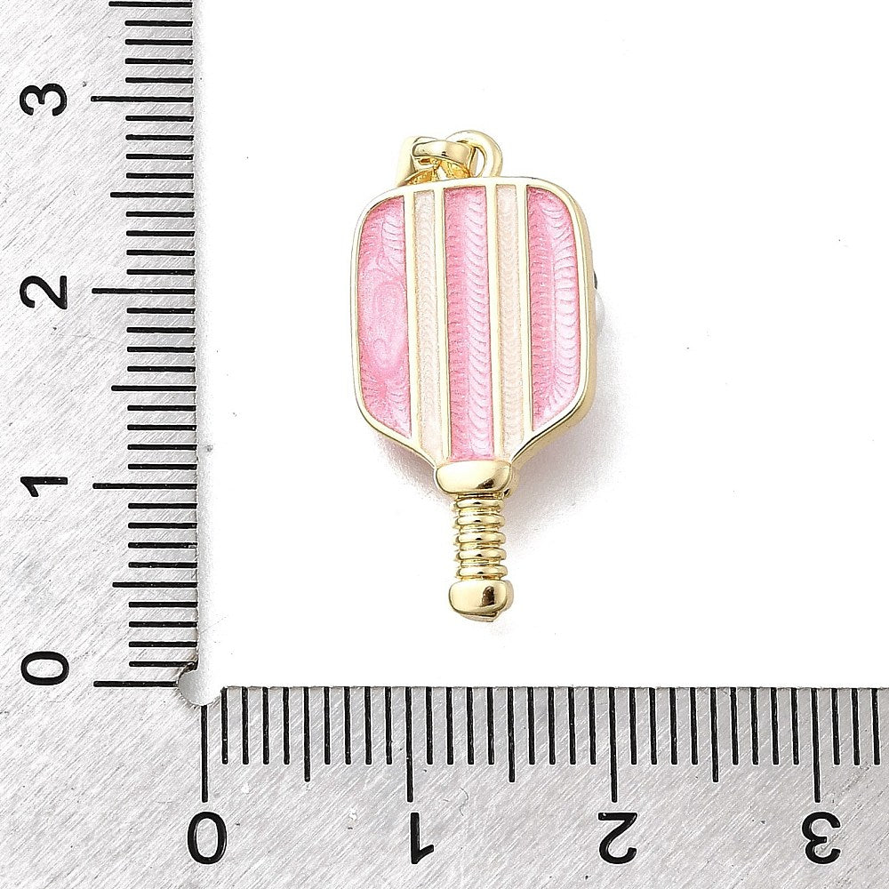 Pink Pickle Ball Charm
