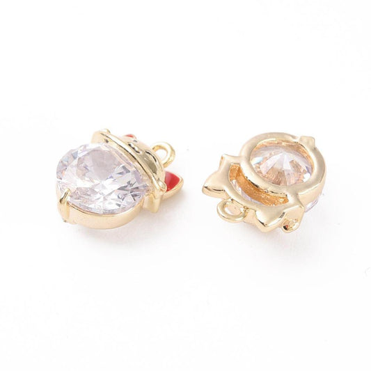 Cat Rhinestone Charm