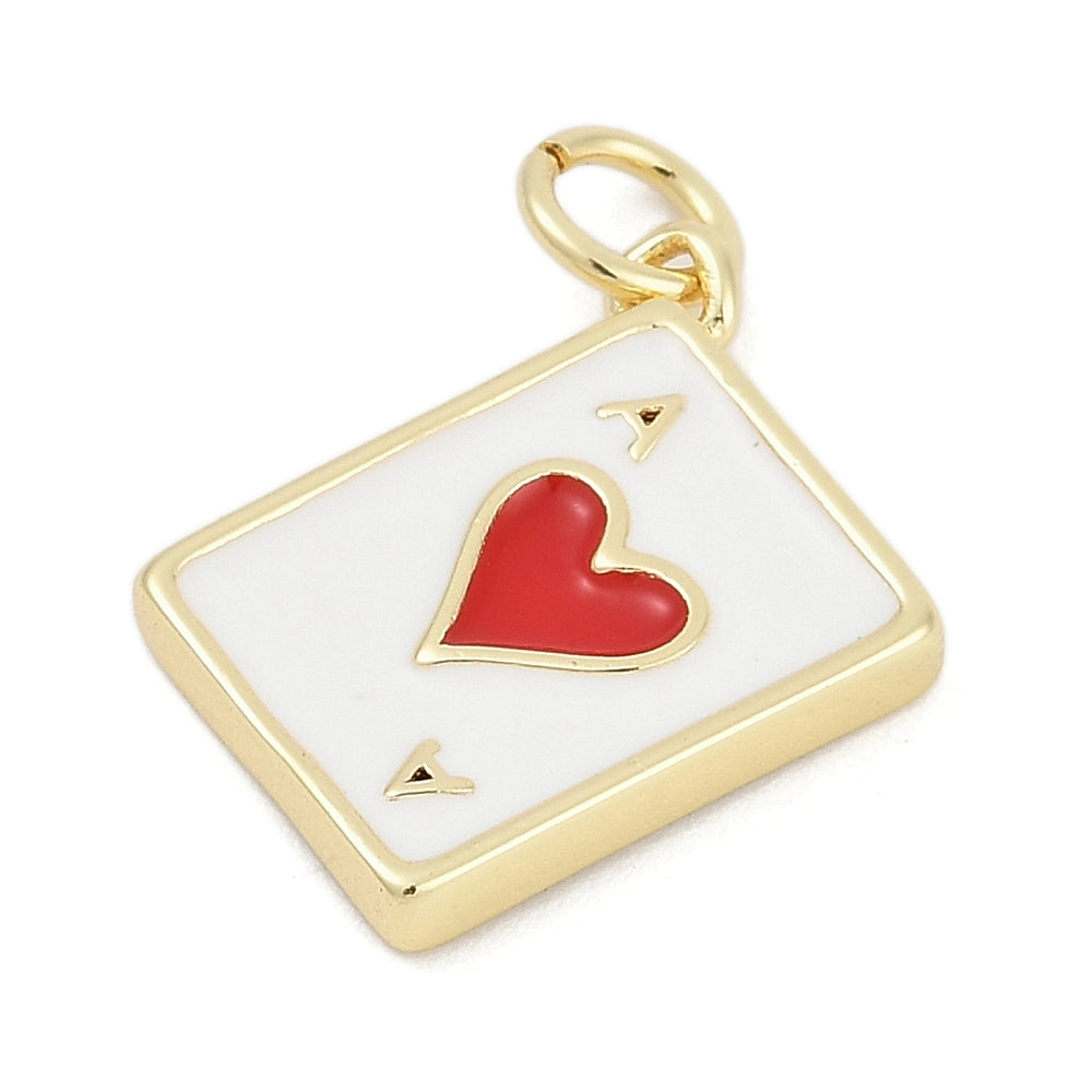 Ace of Hearts Charm