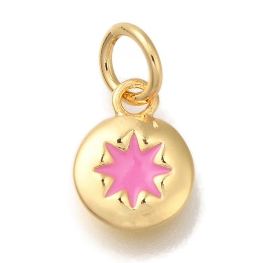 Pink Star Charm