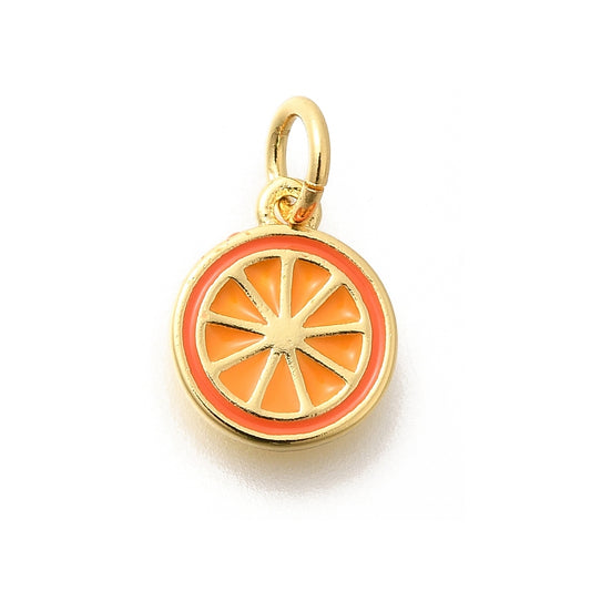 Orange Slice Charm