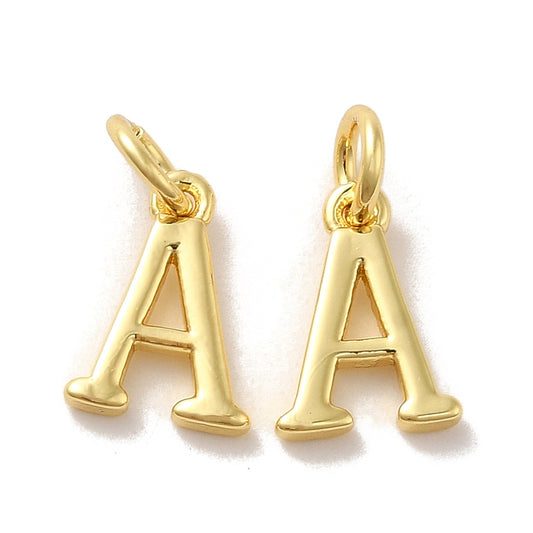 Plain Alphabet Charms