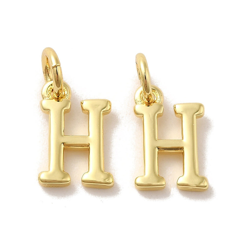 Plain Alphabet Charms