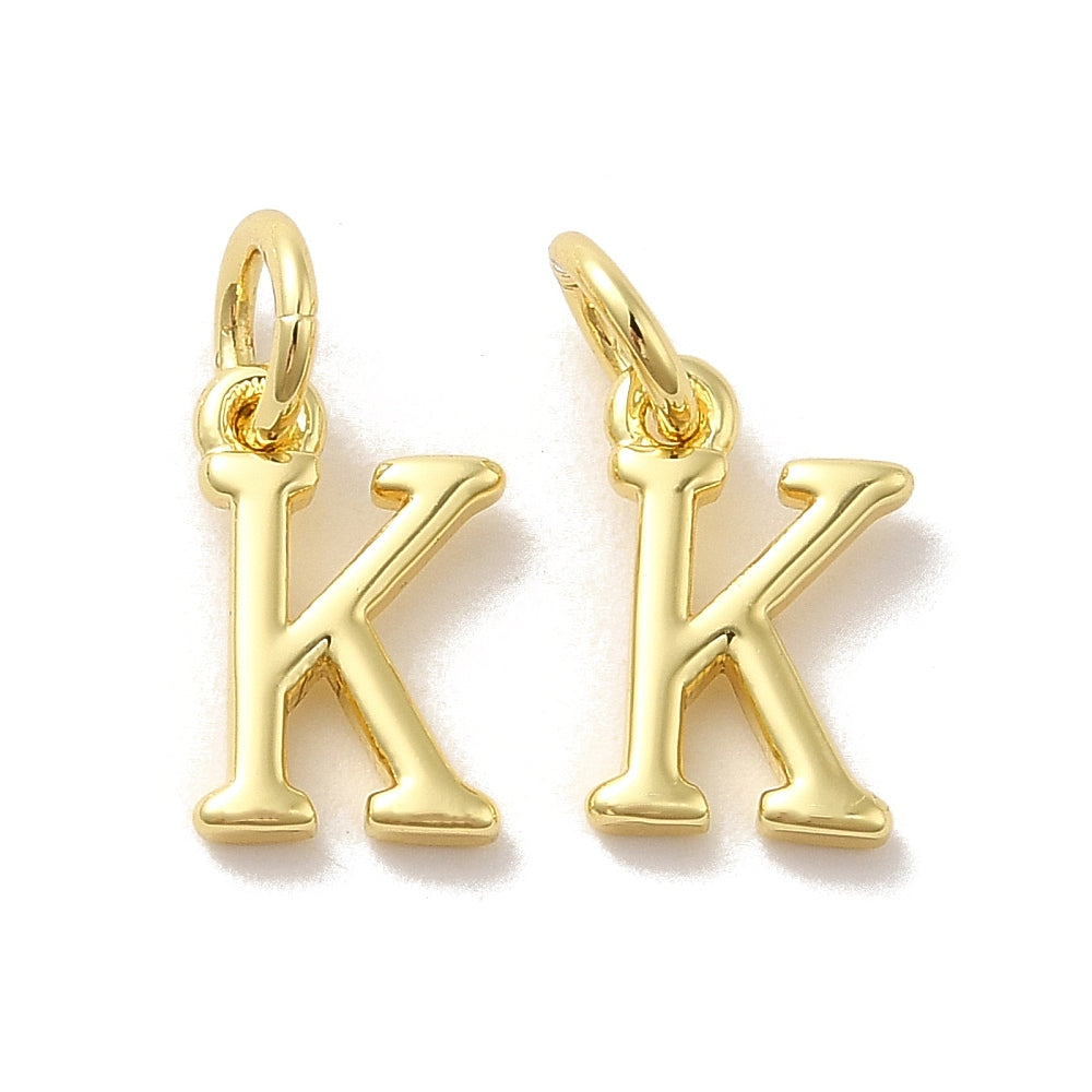 Plain Alphabet Charms