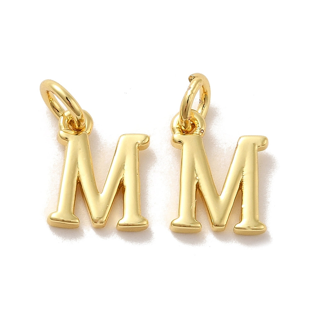 Plain Alphabet Charms