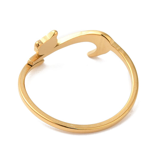 Minimal Cat Ring Adjustable