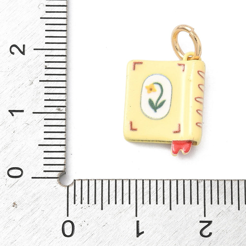 Small Colourful Book Charm