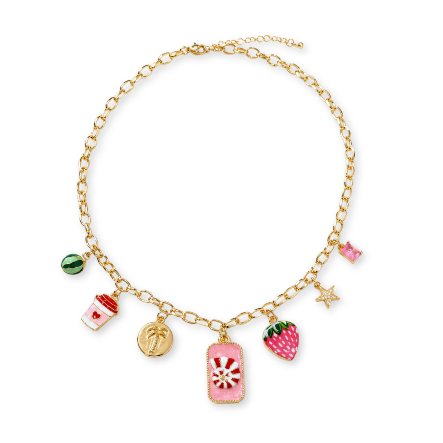 Beach Vacay Charm Necklace