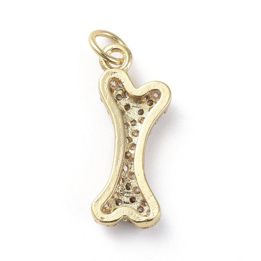 Bejewelled Doggie Bone Charm