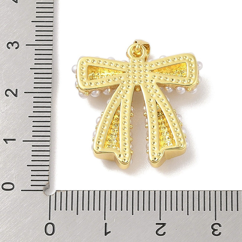 Pearl Bow Charm