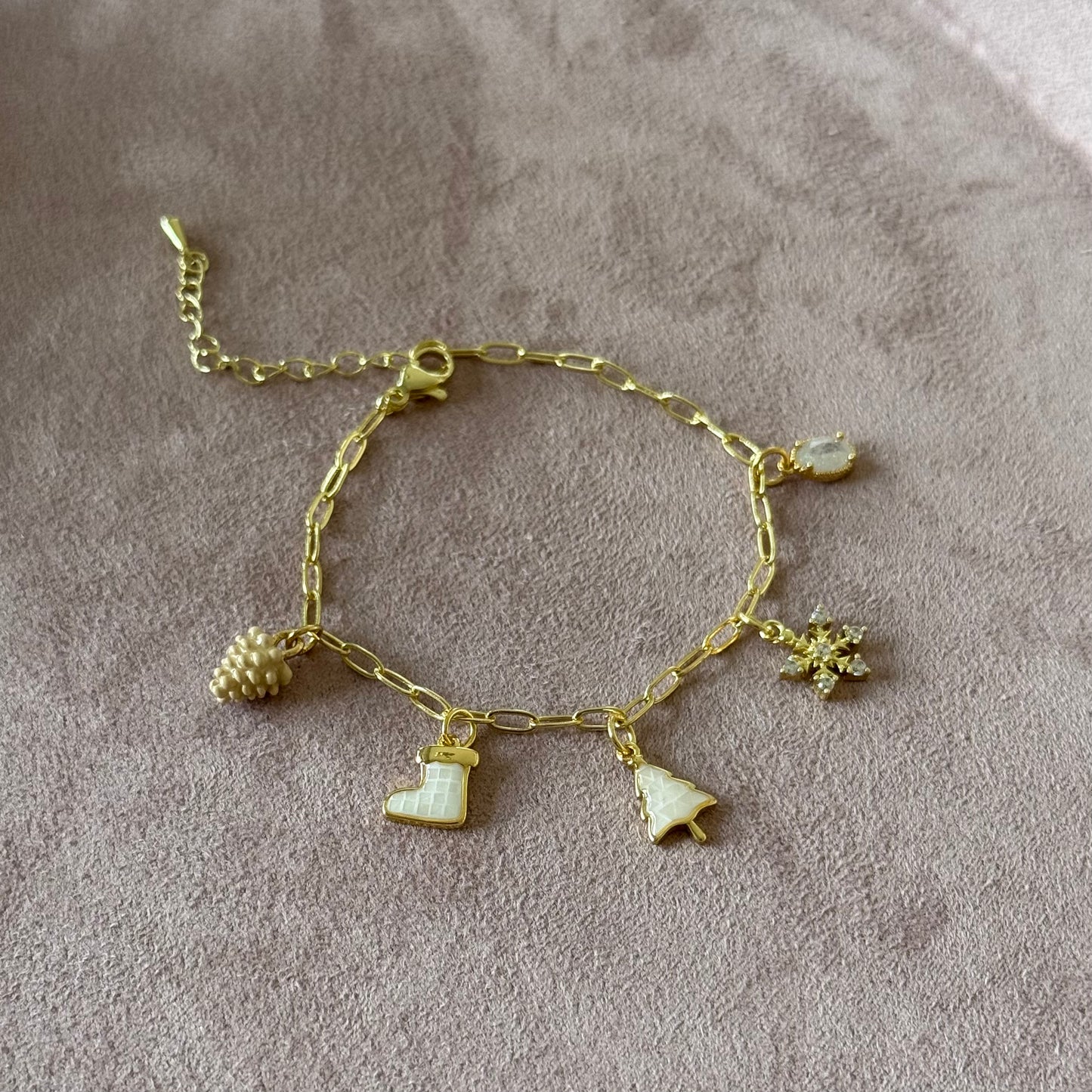 Hello Holidays Charm Bracelet