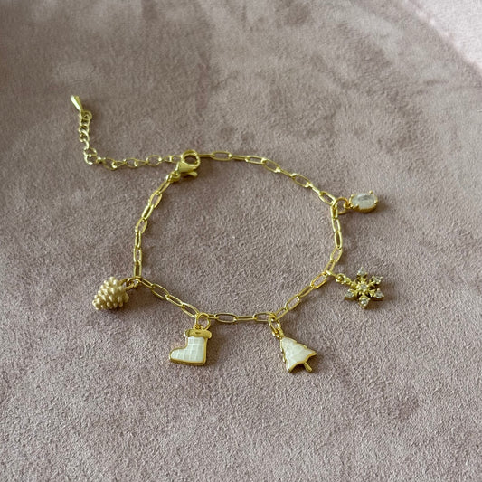 Hello Holidays Charm Bracelet