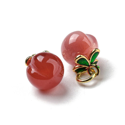 Glass Fruit Charm
