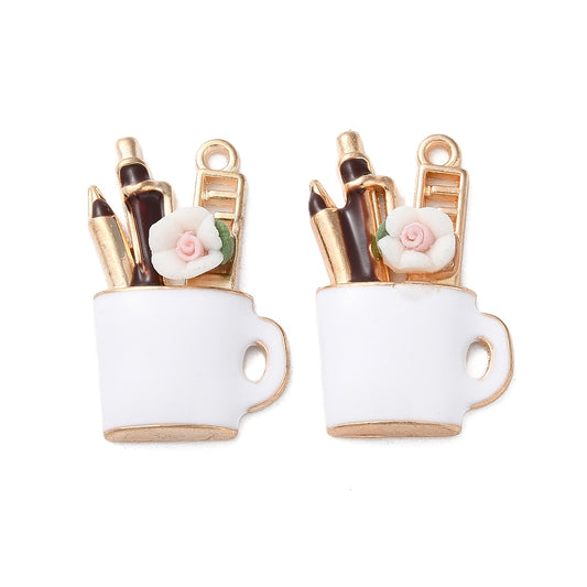 Stationary Lovers Charm