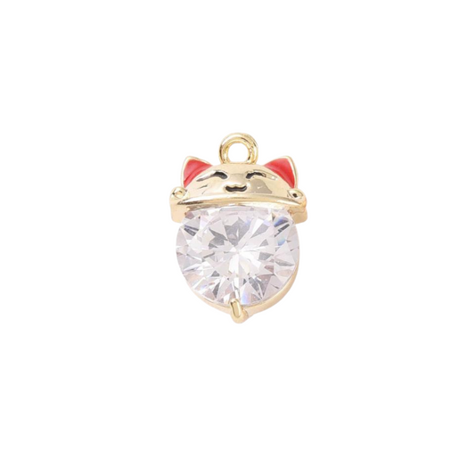 Cat Rhinestone Charm
