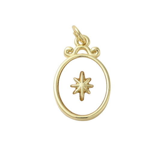 Vintage Mother of Pearls Charm