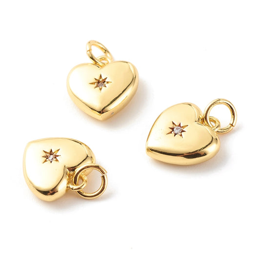 Heart Crystal Charm