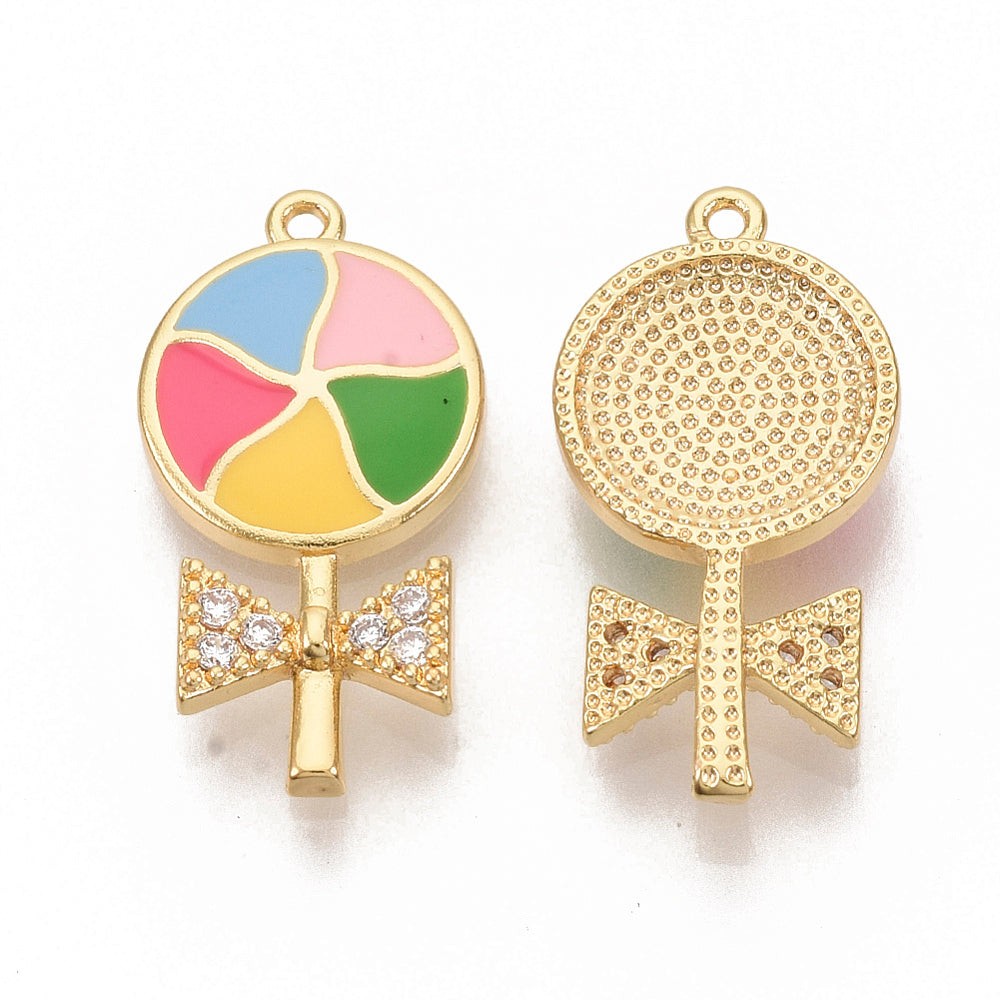 Lollipop with a Bow Charm