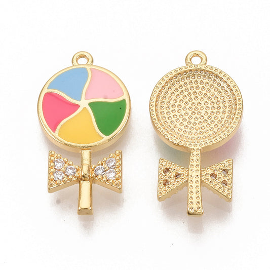 Lollipop with a Bow Charm