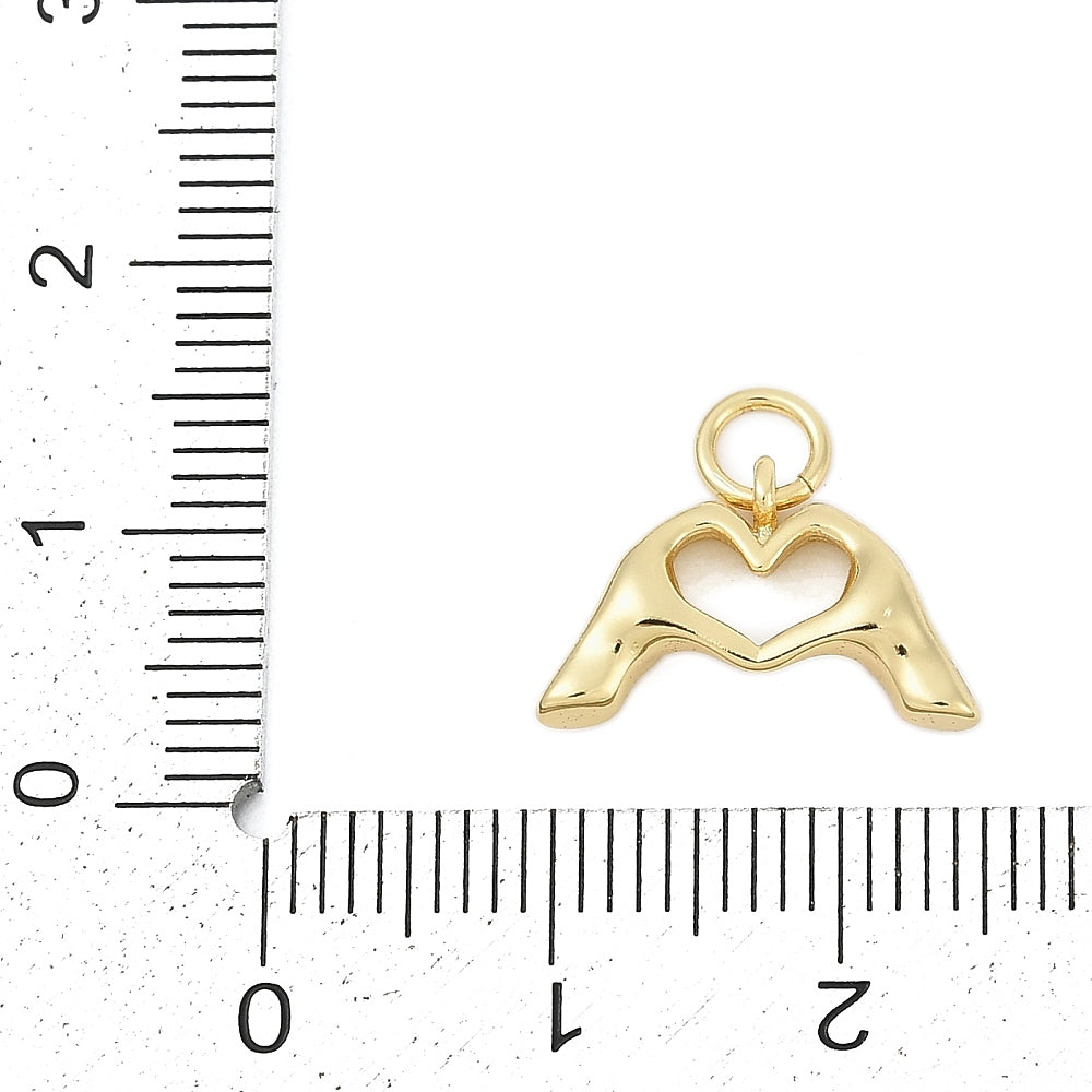 Heart Hands Charm