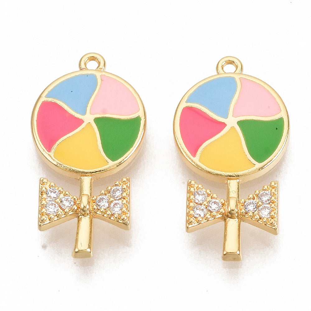 Lollipop with a Bow Charm