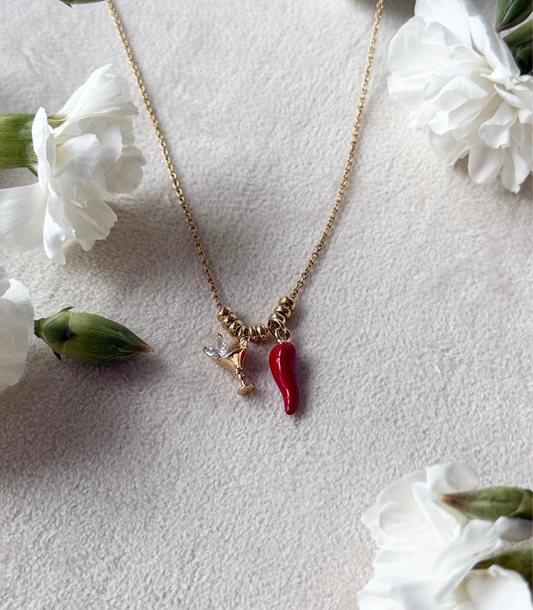 Chilli Martini Charm Necklace
