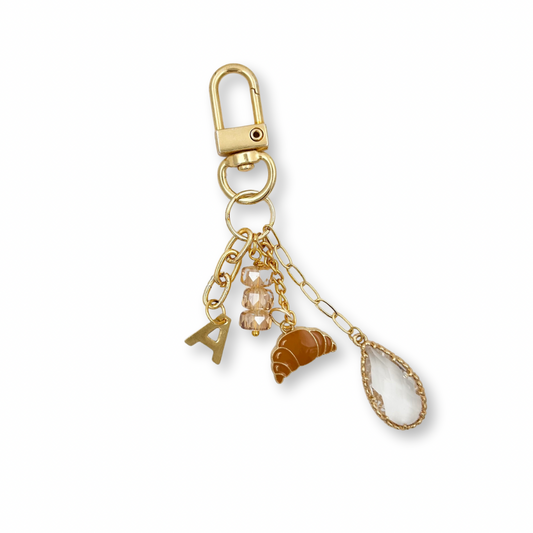 Croissant Bag Charm