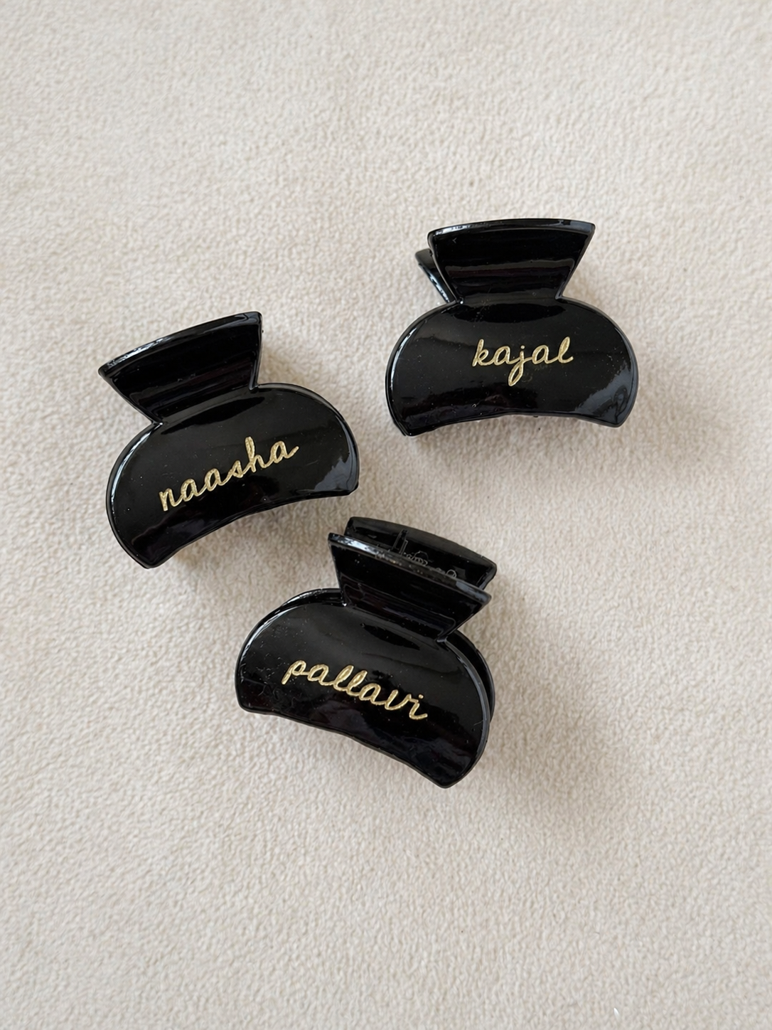 Engraved Hair Clip
