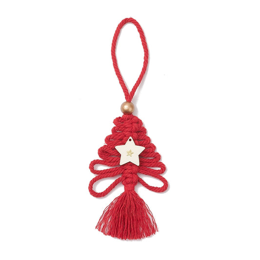 Red Fabric Christmas Ornament