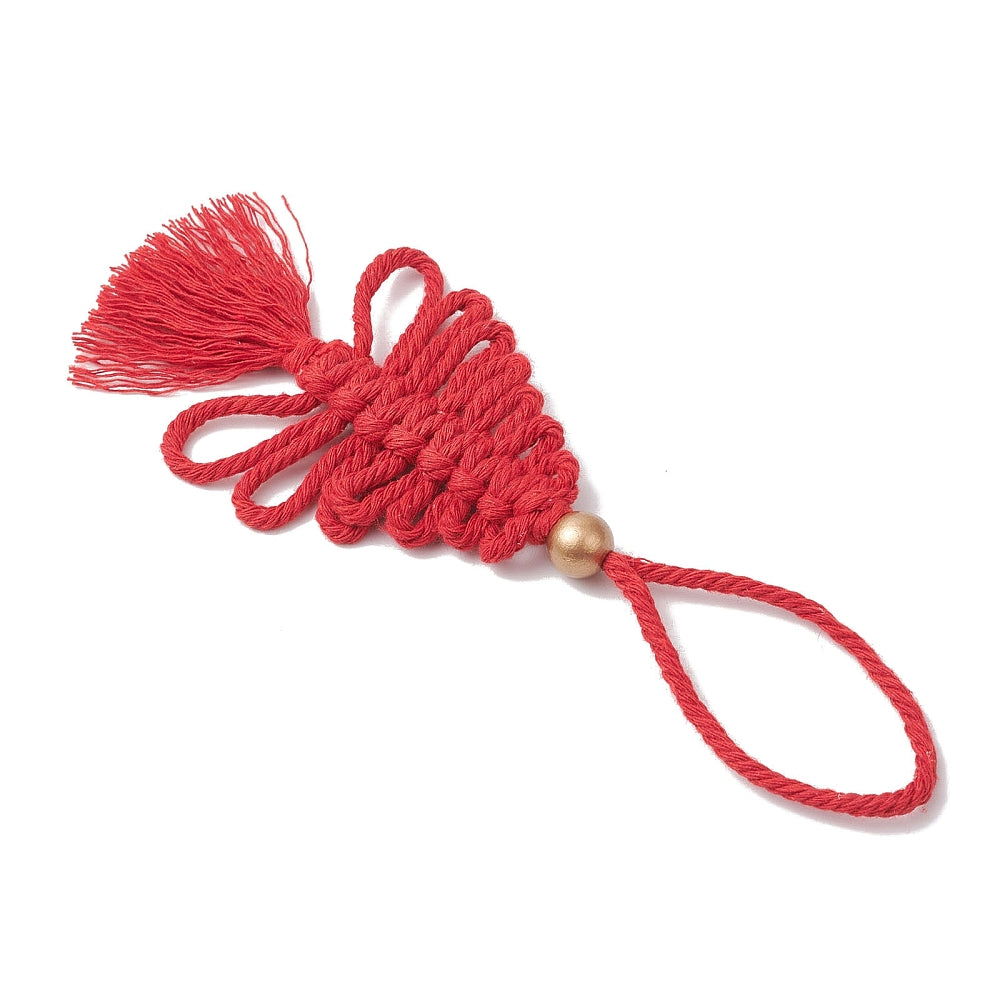 Red Fabric Christmas Ornament