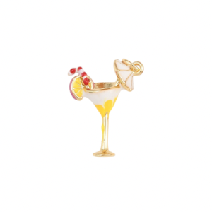 Pink & Orange Cocktail Charm