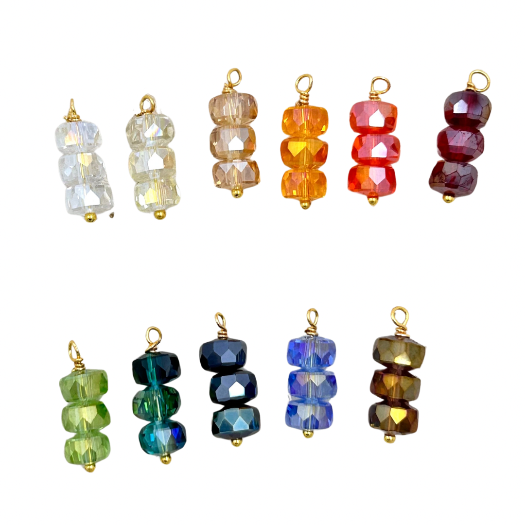 3 Crystal Filler Charm