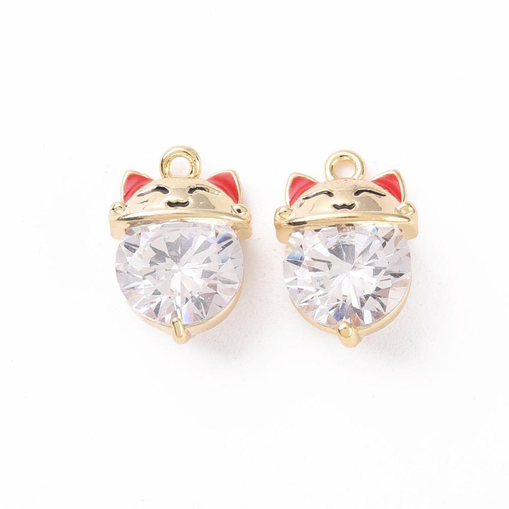 Cat Rhinestone Charm
