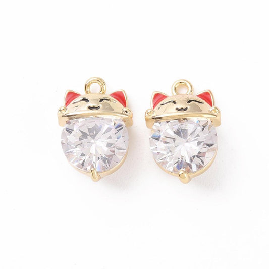 Cat Rhinestone Charm