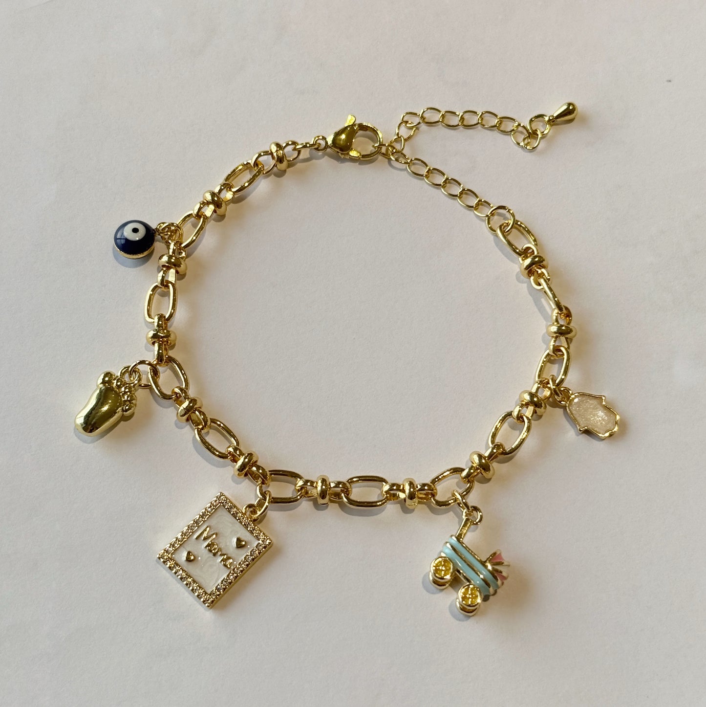 Mama’s Little Milestones Charm Bracelet