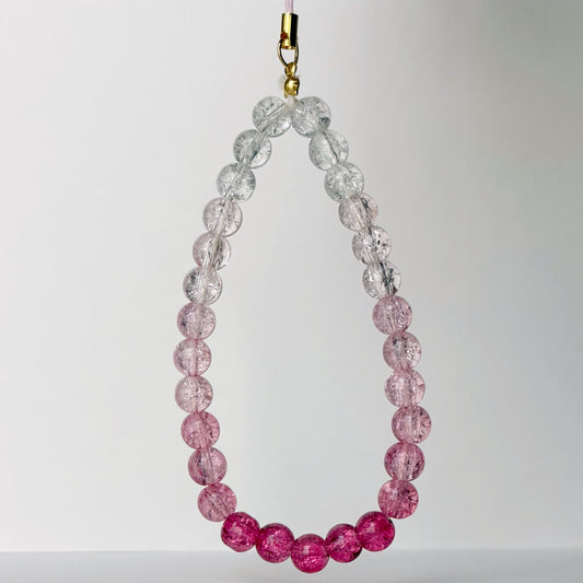 Pink Ombre Phone Charm