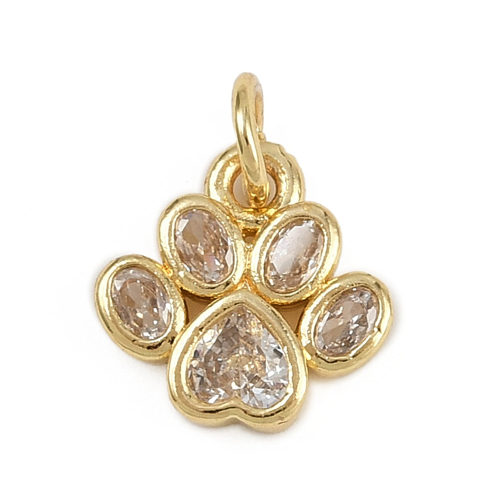 Inset Paw Charm