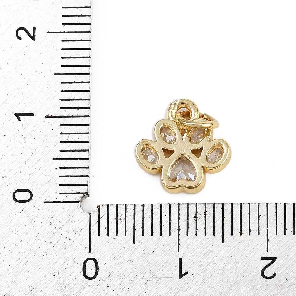 Inset Paw Charm