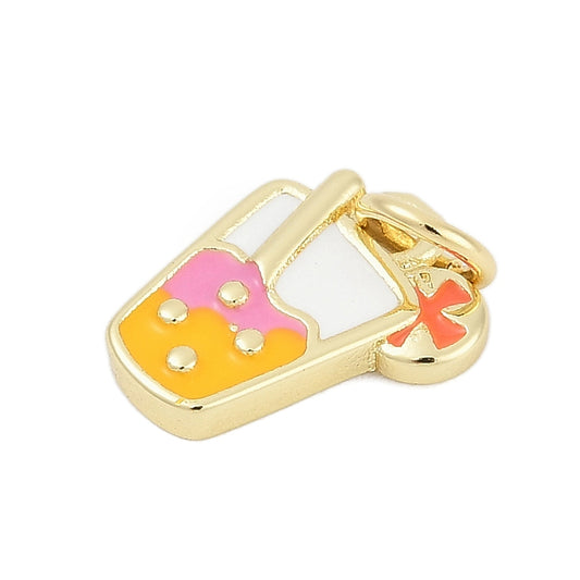 Pink & Orange Cocktail Charm