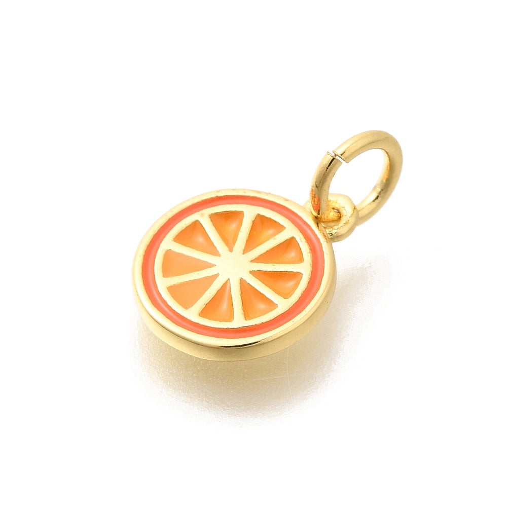 Orange Slice Charm