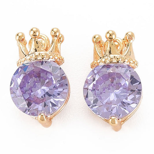 Rhinestone Crown Charm