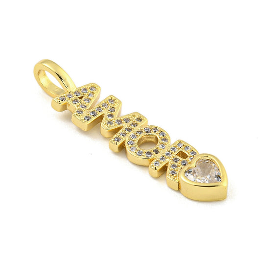 Amor Rhinestone Charm