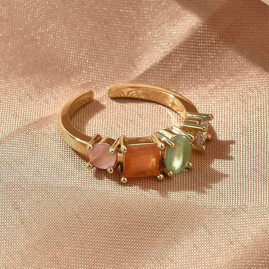 Four Stone Ring Adjustable